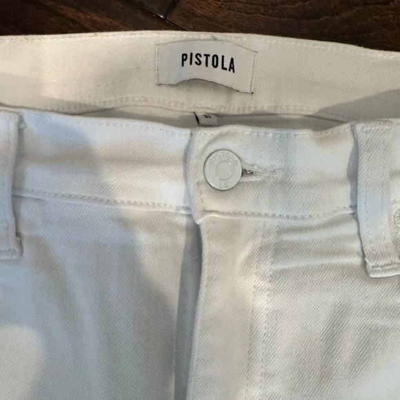 Pistola Women's Flare & Wide Leg Jeans - White - Picture 2 of 5